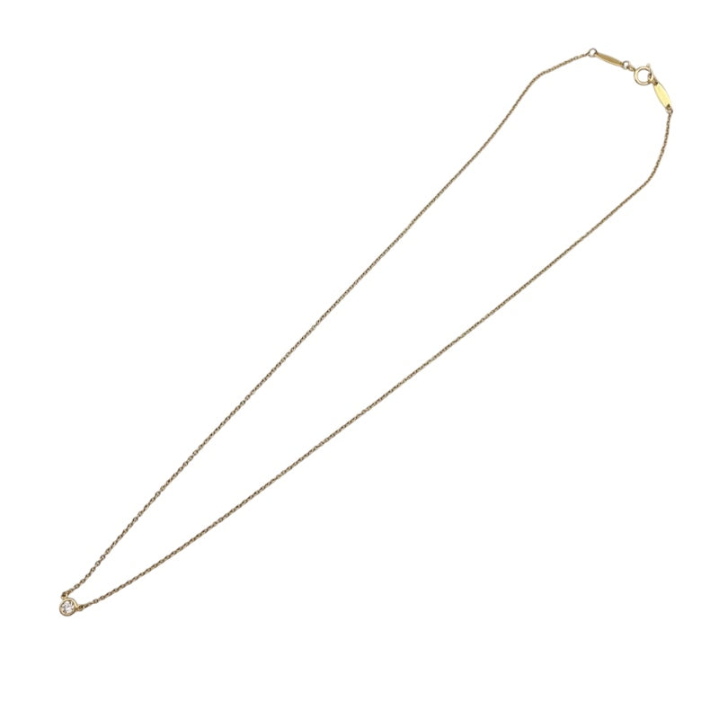 ティファニー TIFFANY＆CO バイザヤードネックレス イエローゴールド 750YG ジュエリー
