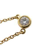 ティファニー TIFFANY＆CO バイザヤードネックレス イエローゴールド 750YG ジュエリー