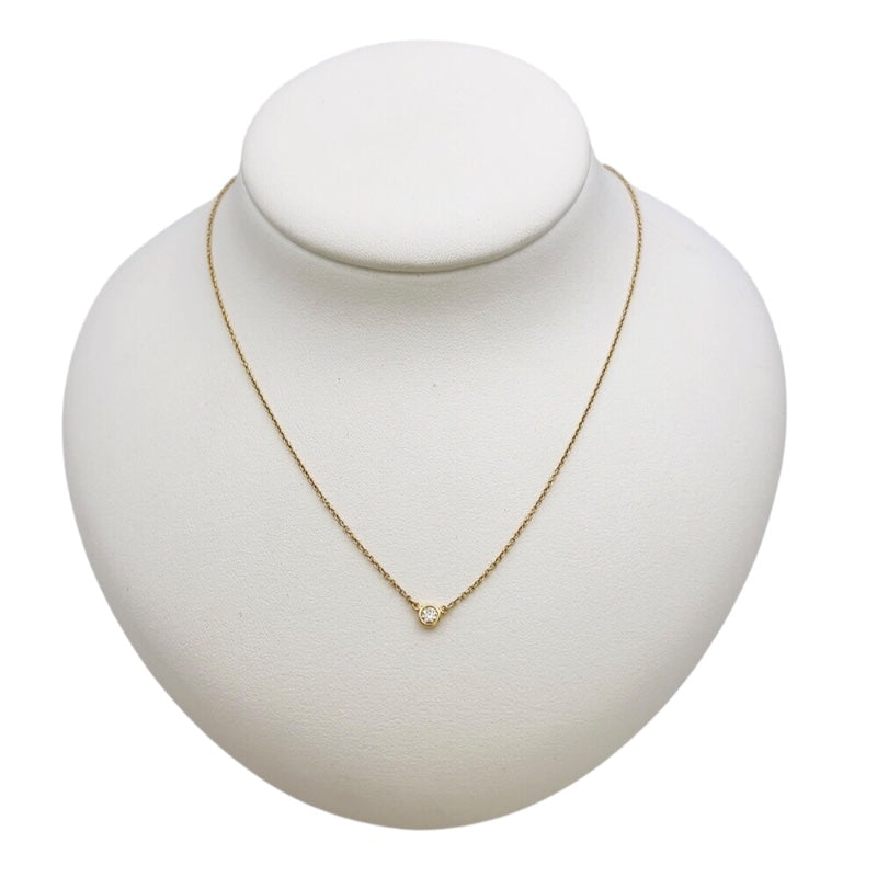 ティファニー TIFFANY＆CO バイザヤードネックレス イエローゴールド 750YG ジュエリー