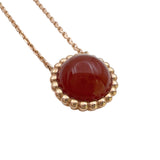 ヴァンクリーフ＆アーペル Van Cleef & Arpels ペルレクルールネックレス レッド 750PG ジュエリー