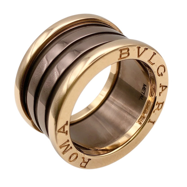 ブルガリ BVLGARI ビーゼロワンリング4バンド(M) ピンクゴールド 750PG/メタル ジュエリー
