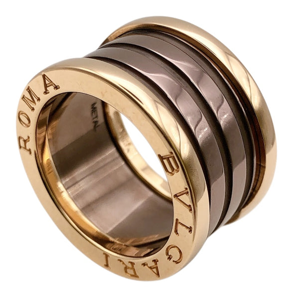 ブルガリ BVLGARI ビーゼロワンリング4バンド(M) ピンクゴールド 750PG/メタル ジュエリー