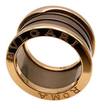 ブルガリ BVLGARI ビーゼロワンリング4バンド(M) ピンクゴールド 750PG/メタル ジュエリー