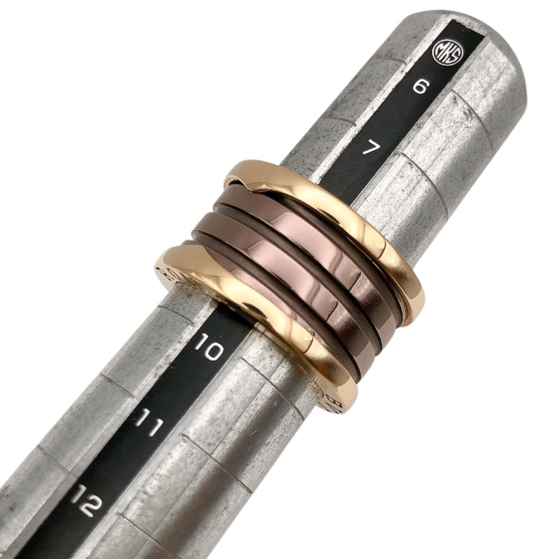 ブルガリ BVLGARI ビーゼロワンリング4バンド(M) ピンクゴールド 750PG/メタル ジュエリー