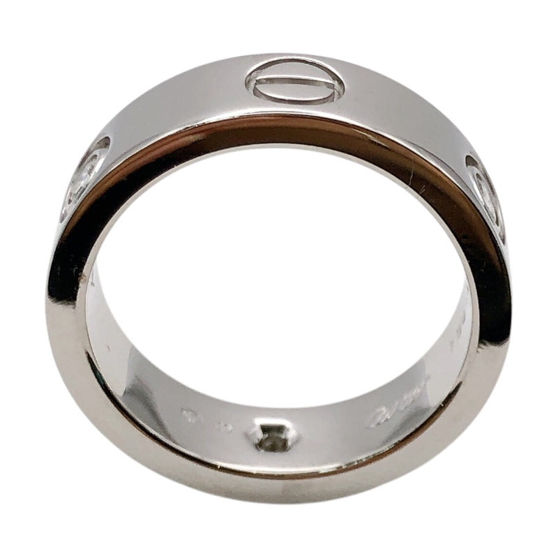 カルティエ Cartier ラブリングハーフダイヤ(3P) ホワイトゴールド 750 ダイヤモンド ジュエリー