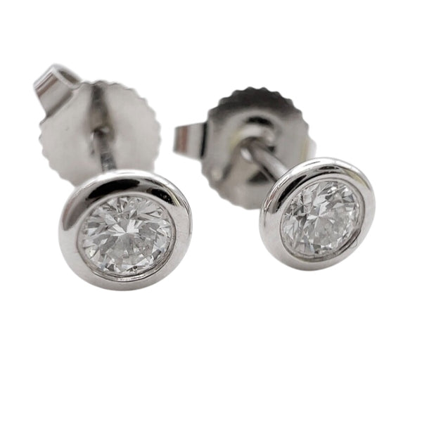 ティファニー TIFFANY＆CO バイザヤードピアス シルバー Pt950 ダイヤモンド ジュエリー