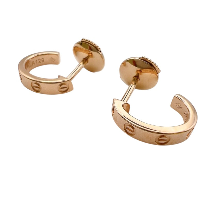 カルティエ Cartier ラブフープイヤリングスモール ピンクゴールド 750PG ジュエリー