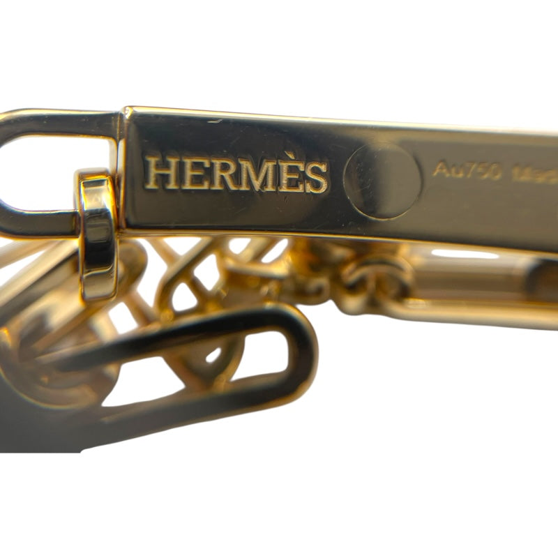 エルメス HERMES ケリーシェーヌネックレス イエローゴールド Au750 ダイヤモンド ジュエリー