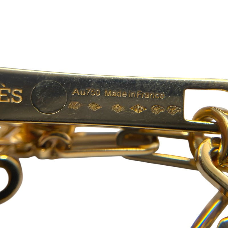 エルメス HERMES ケリーシェーヌネックレス イエローゴールド Au750 ダイヤモンド ジュエリー