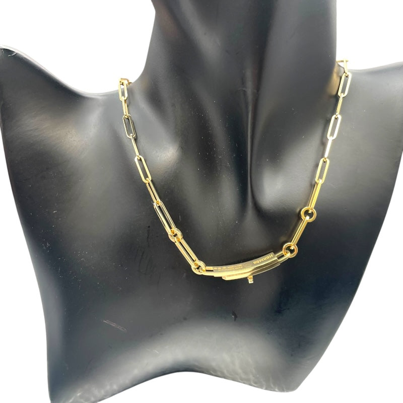 エルメス HERMES ケリーシェーヌネックレス イエローゴールド Au750 ダイヤモンド ジュエリー