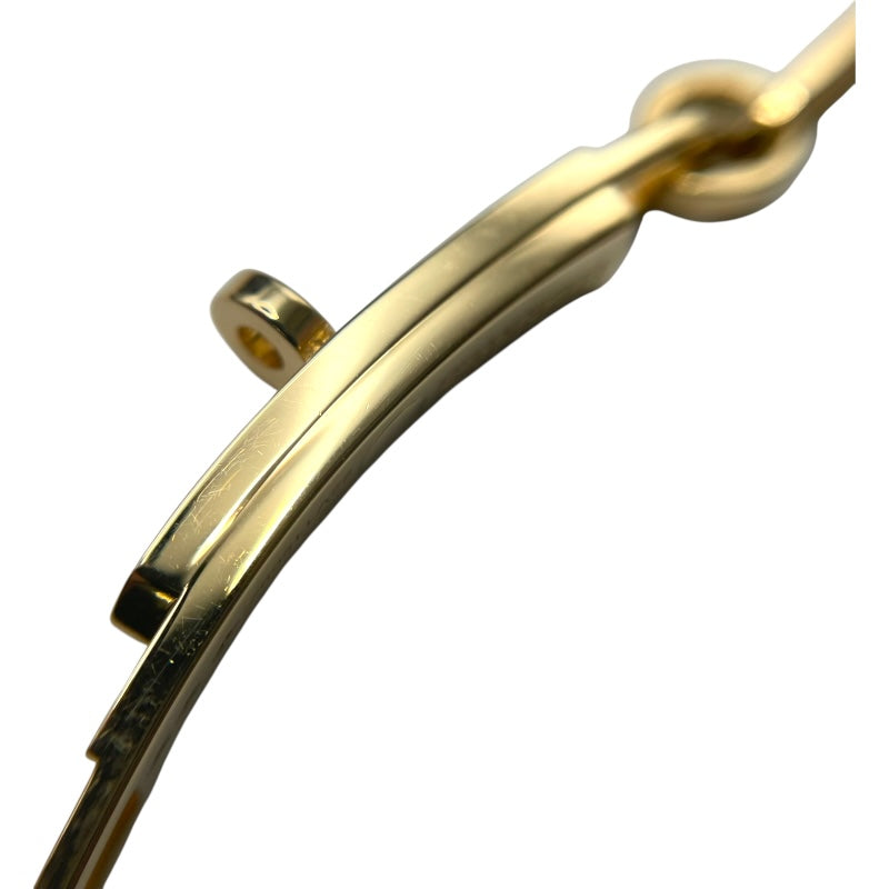 エルメス HERMES ケリーシェーヌネックレス イエローゴールド Au750