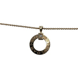 ブルガリ BVLGARI ブルガリブルガリ 1P ダイヤサークルエックレス ピンクゴールド 750PG ジュエリー