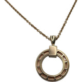 ブルガリ BVLGARI ブルガリブルガリ 1P ダイヤサークルエックレス ピンクゴールド 750PG ジュエリー