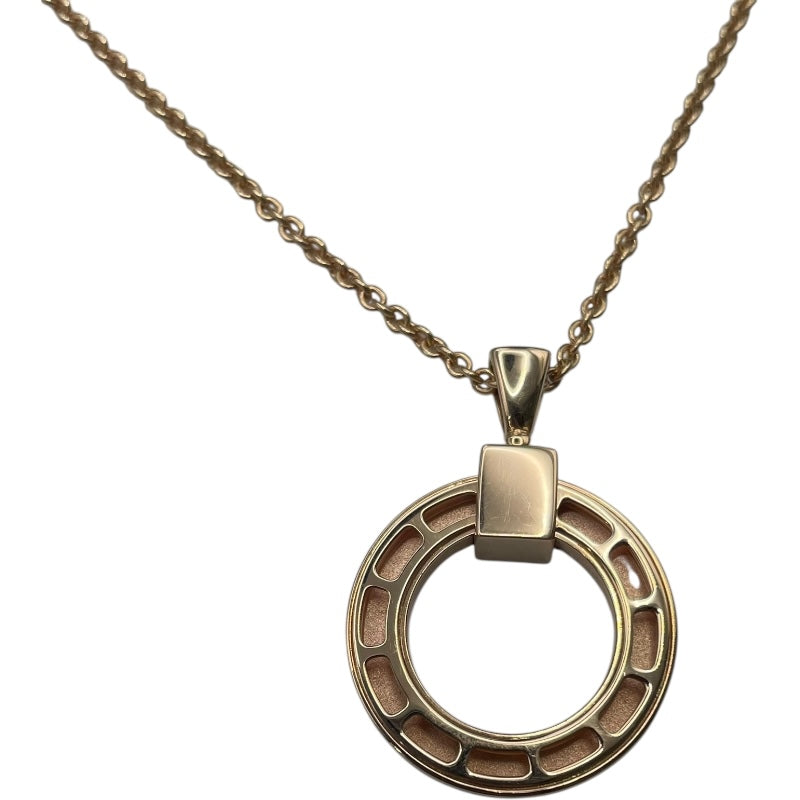 ブルガリ BVLGARI ブルガリブルガリ 1P ダイヤサークルエックレス ピンクゴールド 750PG ジュエリー