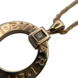 ブルガリ BVLGARI ブルガリブルガリ 1P ダイヤサークルエックレス ピンクゴールド 750PG ジュエリー