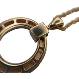 ブルガリ BVLGARI ブルガリブルガリ 1P ダイヤサークルエックレス ピンクゴールド 750PG ジュエリー