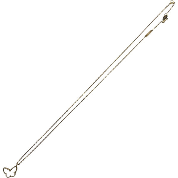 ヴァンクリーフ＆アーペル Van Cleef & Arpels スウィートアフランブラ パピヨンネックレス イエローゴールド 750 ジュエリー