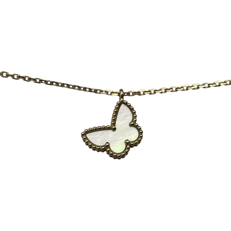 ヴァンクリーフ＆アーペル Van Cleef & Arpels スウィートアフランブラ パピヨンネックレス イエローゴールド 750 ジュエリー