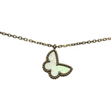 ヴァンクリーフ＆アーペル Van Cleef & Arpels スウィートアフランブラ パピヨンネックレス イエローゴールド 750 ジュエリー