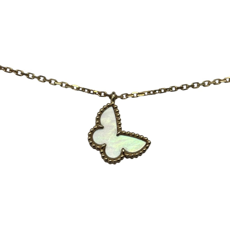ヴァンクリーフ＆アーペル Van Cleef & Arpels スウィートアフランブラ パピヨンネックレス イエローゴールド 750 ジュエリー