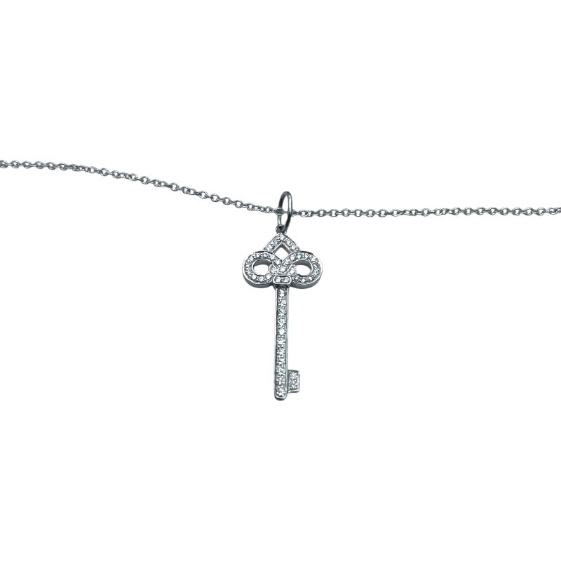 ティファニー TIFFANY＆CO フルールドリスキー ダイヤネックレス プラチナ Pt950 ジュエリー