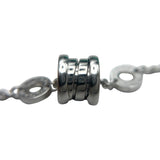 ブルガリ BVLGARI ビーゼロワン エレメントブレス ホワイトゴールド 750WG ジュエリー