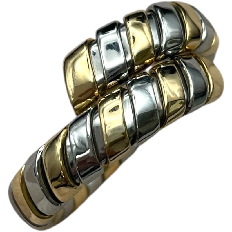 ブルガリ BVLGARI トゥボガスリング ピンクゴールド/ホワイトゴールド K18PG/K18WG ジュエリー