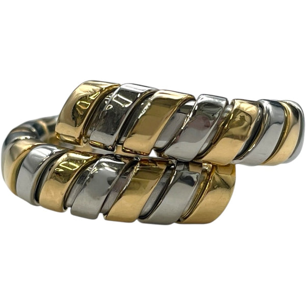 ブルガリ BVLGARI トゥボガスリング ピンクゴールド/ホワイトゴールド K18PG/K18WG ジュエリー