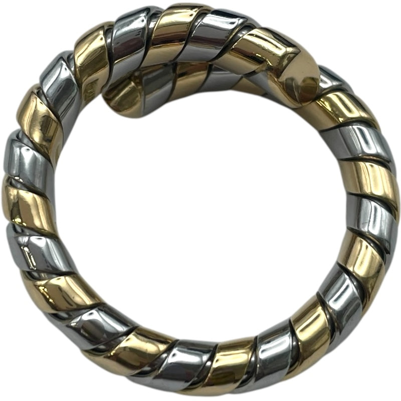 ブルガリ BVLGARI トゥボガスリング ピンクゴールド/ホワイトゴールド K18PG/K18WG ジュエリー