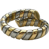 ブルガリ BVLGARI トゥボガスリング ピンクゴールド/ホワイトゴールド K18PG/K18WG ジュエリー