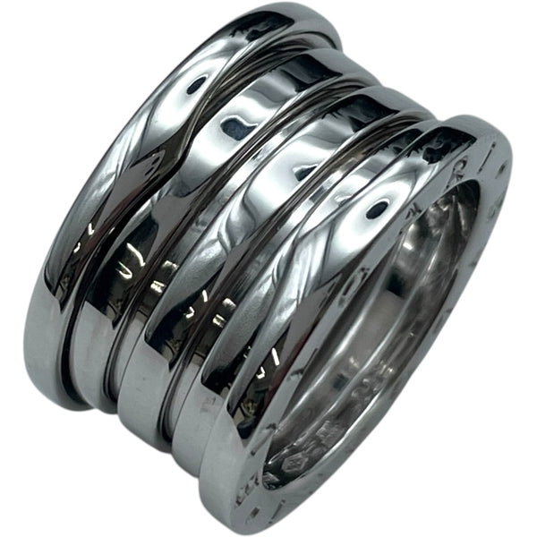 ブルガリ BVLGARI ビーゼロワンリング 4バンド（M） ホワイトゴールド 750WG ジュエリー