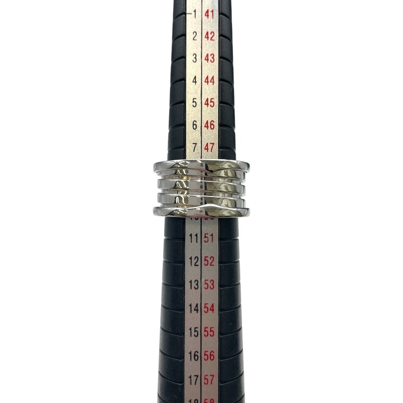 ブルガリ BVLGARI ビーゼロワンリング 4バンド（M） ホワイトゴールド 750WG ジュエリー