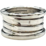 ブルガリ BVLGARI ビーゼロワンリング 4バンド（M） ホワイトゴールド 750WG ジュエリー