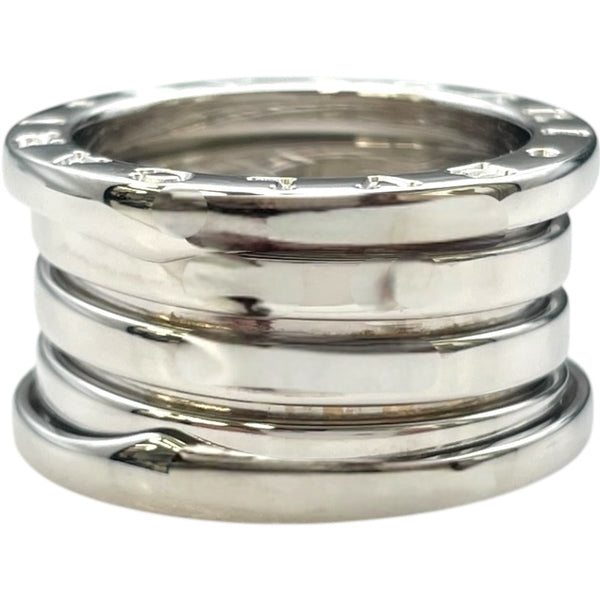 ブルガリ BVLGARI ビーゼロワンリング 4バンド（M） ホワイトゴールド 750WG ジュエリー