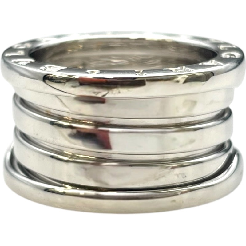 ブルガリ BVLGARI ビーゼロワンリング 4バンド（M） ホワイトゴールド 750WG ジュエリー