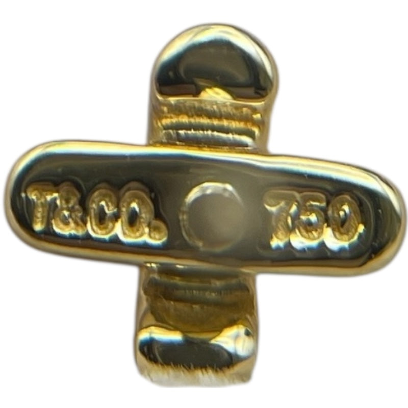 ティファニー TIFFANY＆CO クロスステッチピアス イエローゴールド 759 ジュエリー
