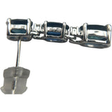 サファイアピアス ホワイトゴールド K18WG ジュエリー