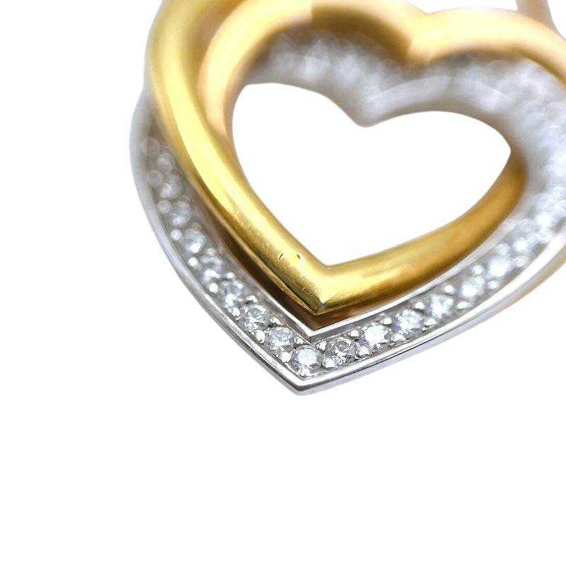 カルティエ Cartier トリニティハートダイヤネックレス ピンクゴールド 750 ピンクサファイア ジュエリー