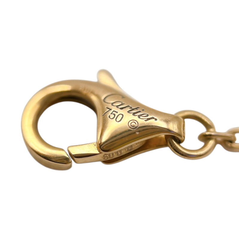 カルティエ Cartier トリニティハートダイヤネックレス ピンクゴールド 750 ピンクサファイア ジュエリー