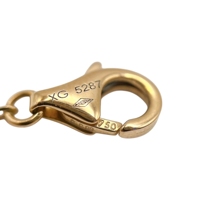 カルティエ Cartier トリニティハートダイヤネックレス ピンクゴールド 750 ピンクサファイア ジュエリー