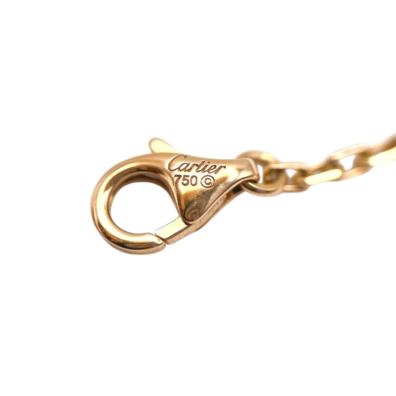 カルティエ Cartier トリニティネックレス ピンクゴールド 750PG/ピンクサファイヤ ブラックセラミック ジュエリー