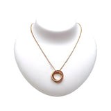 カルティエ Cartier トリニティネックレス ピンクゴールド 750PG/ピンクサファイヤ ブラックセラミック ジュエリー