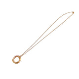 カルティエ Cartier トリニティネックレス ピンクゴールド 750PG/ピンクサファイヤ ブラックセラミック ジュエリー
