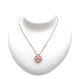 ヴァンクリーフ＆アーペル Van Cleef & Arpels ヴィンテージアルハンブラネックレス ピンクゴールド 750PG/ピンクセーブル オニキス ジュエリー
