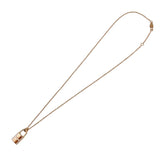 エルメス HERMES アミュレットカデナダイヤネックレス ピンクゴールド 750PG ジュエリー