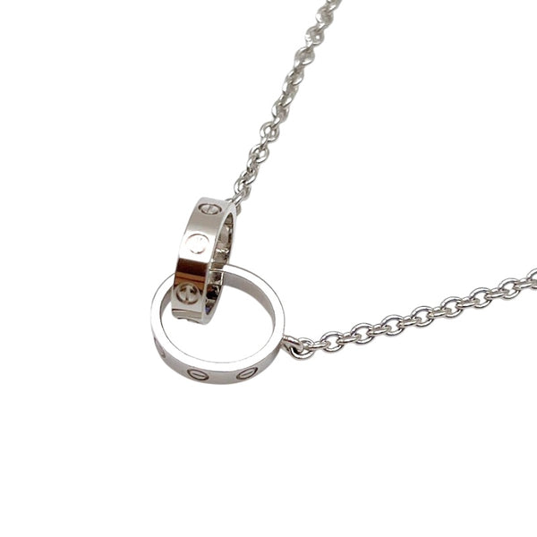 カルティエ Cartier ベビーラブ ネックレス ホワイトゴールド 750WG ジュエリー
