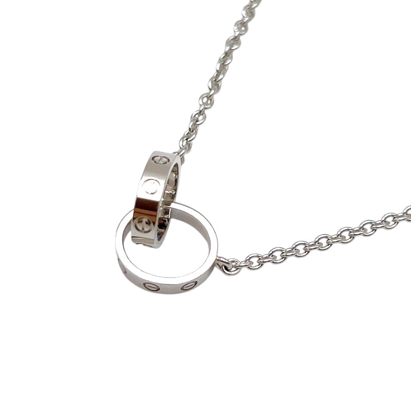 カルティエ Cartier ベビーラブ ネックレス ホワイトゴールド 750WG ジュエリー