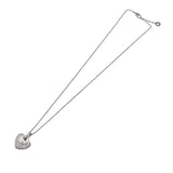 ブルガリ BVLGARI クォーレハートダイヤネックレス ホワイトゴールド 750WG ジュエリー