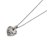 ブルガリ BVLGARI クォーレハートダイヤネックレス ホワイトゴールド 750WG ジュエリー