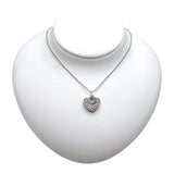 ブルガリ BVLGARI クォーレハートダイヤネックレス ホワイトゴールド 750WG ジュエリー